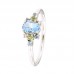 Anello con diamanti e pietre naturali - R44510A-3002
