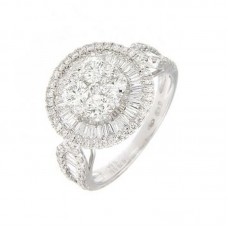 anello con diamanti - DR2356