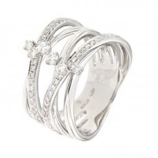 anello con diamanti - R39612-2